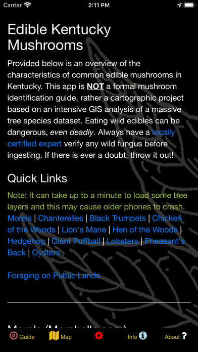 Kentucky Mushroom Forager Map!のおすすめ画像2