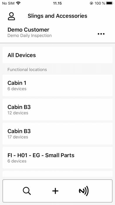 Konecranes Slings&Accessories Screenshot