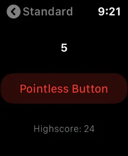 Game screenshot Pointless Button for Watch apk