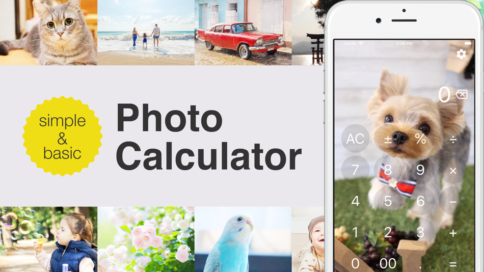 #1. Photo Calc - Simple Calculator (iOS) 由: kazuhiko sugimoto