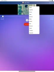 video effects - video editor iPad Captures Décran 2