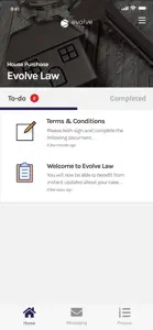 Evolve Law Conveyancing screenshot #1 for iPhone