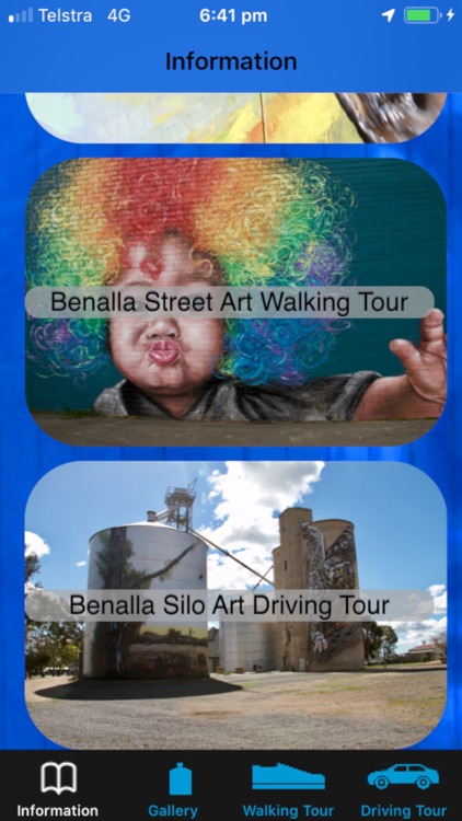 Benalla Street and Silo Art