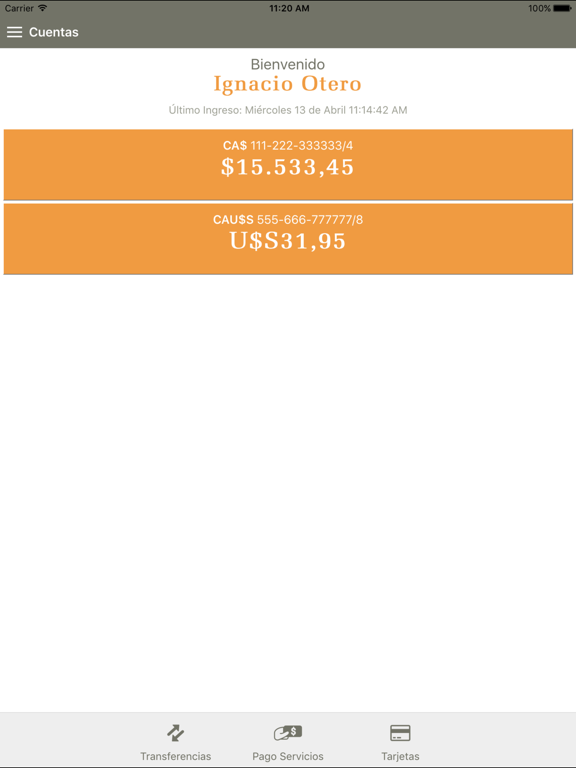 Screenshot #4 pour Credicoop Móvil Empresas