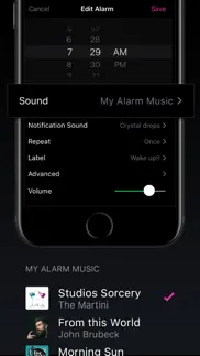 alarm clock - wake up music iphone screenshot 4