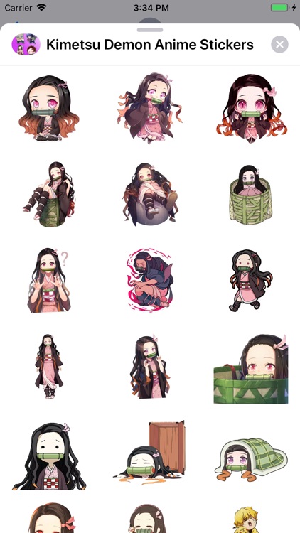 Kimetsu Demon Anime Stickers
