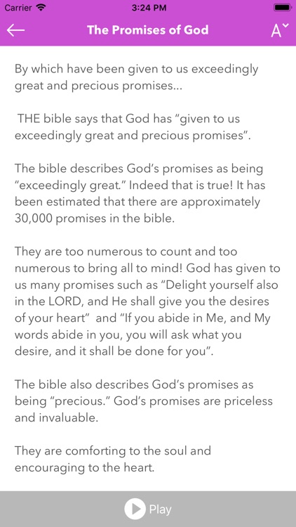 Bible Promises and Prayer