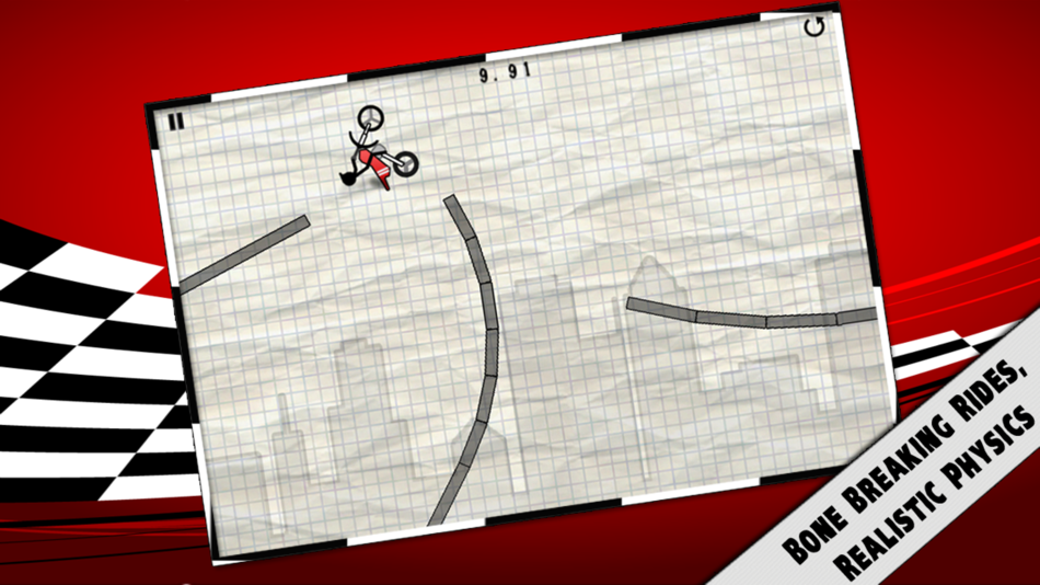 Stick Stunt Biker - 7.6 - (iOS)