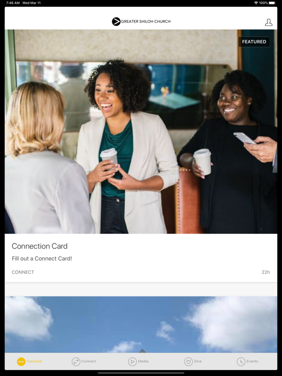 Greater Shiloh Church - Easton iPad screenshot 1 - Lifestyle app