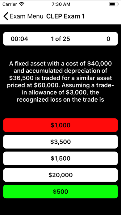 CLEP Financial Accounting Prep Screenshot