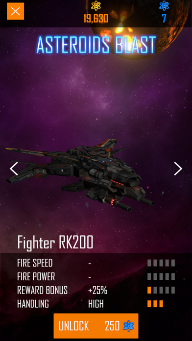 Asteroids Blast iPhone screenshot