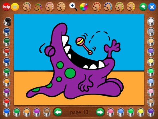 Little Monsters Coloring Book screenshot 2