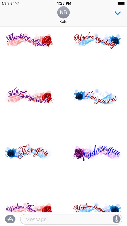 Love Messages Sticker