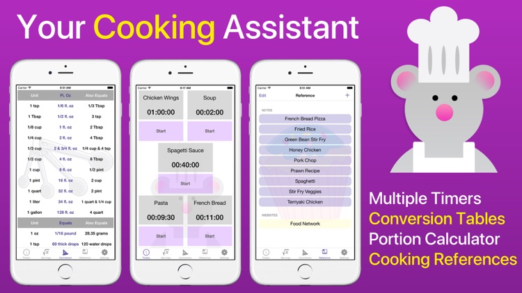 Sous Chef Pro: Timers & Tools