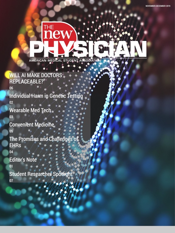 The New Physician iPad screenshot 1 - Magazines & Newspapers app