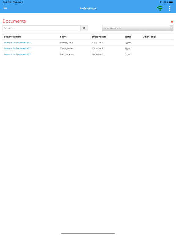 SmartCare Anywhere iPad screenshot 3 - Medical app