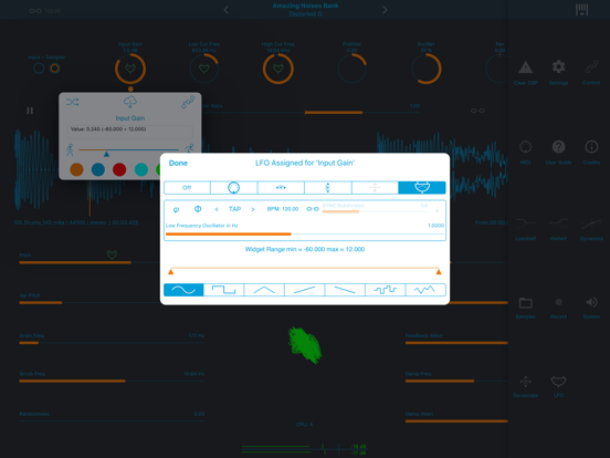 Dedalus - Delay Audio Mangler iPad app afbeelding 5