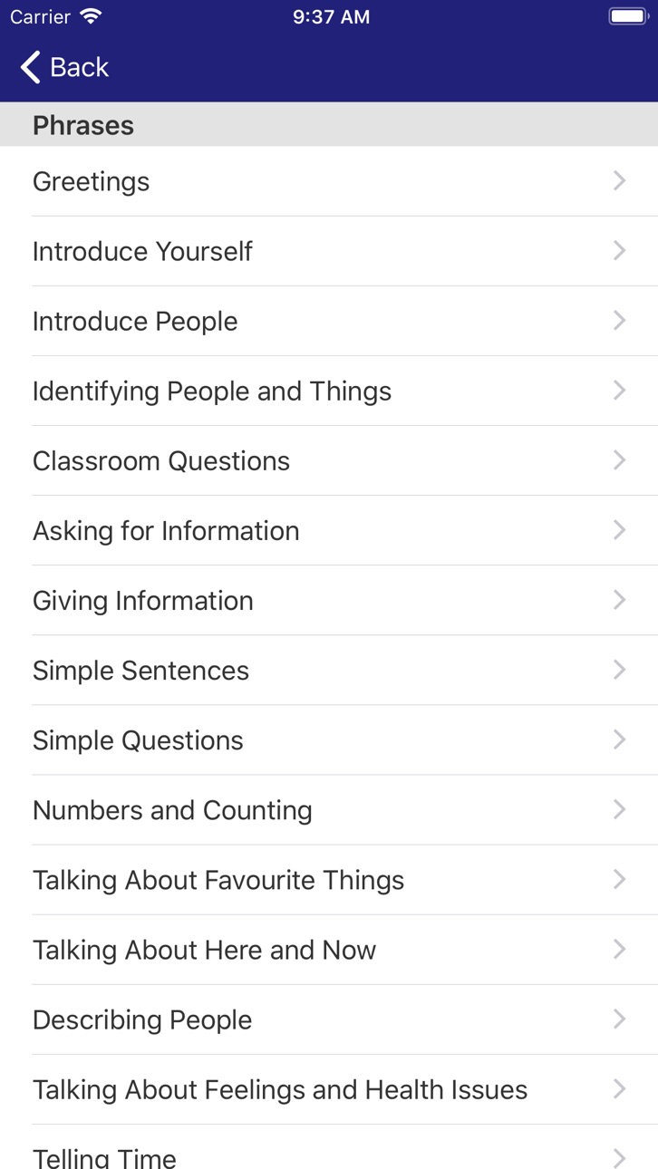 iPhone screenshot