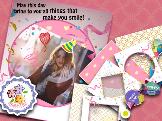 Screenshot #5 pour Joyeux anniversaire Photo Edit