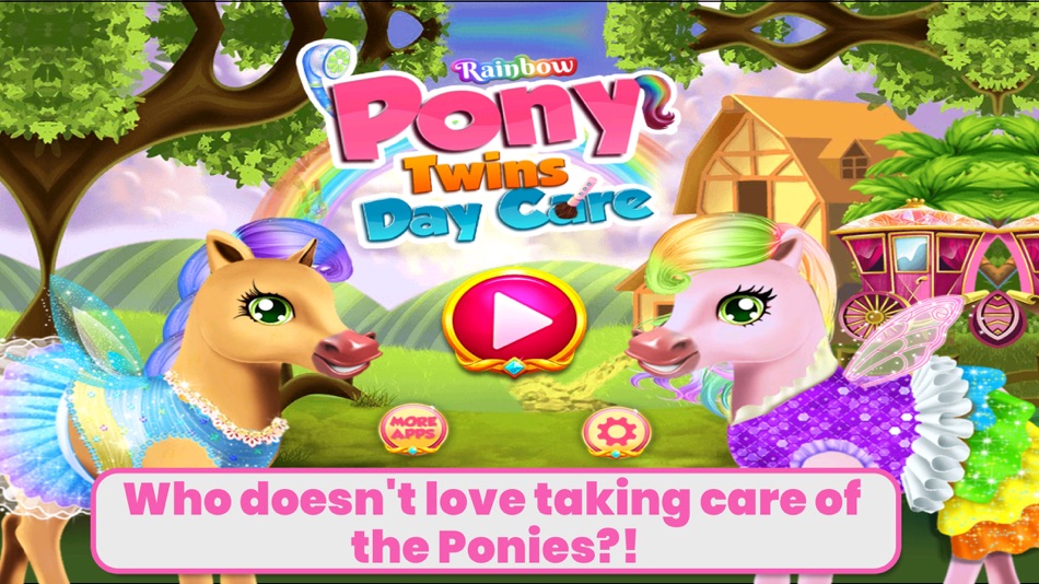 Rainbow Pony Twins Day Care - 2.0 - (iOS)