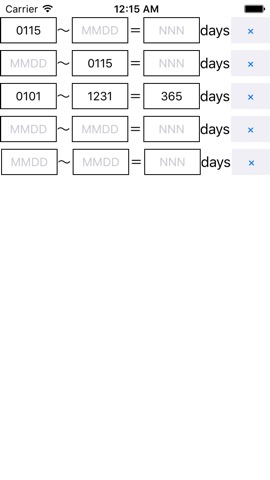 日数カウント日数計算機電卓のおすすめ画像1