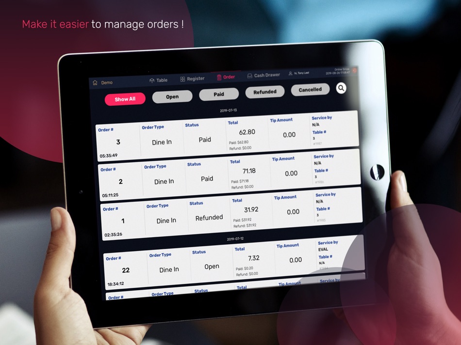 #4. Fetail POS System (iOS) Podle: Skywave Media Inc.