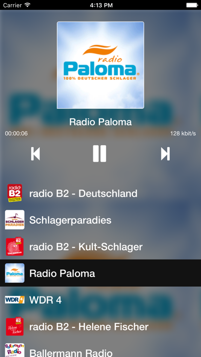 Schlager PUR - Radio Screenshot