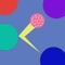 Tap the screen to accelerate the moving particle and avoid the obstacles