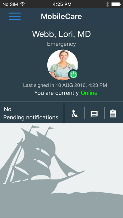 AGNITY MobileCare Screenshot