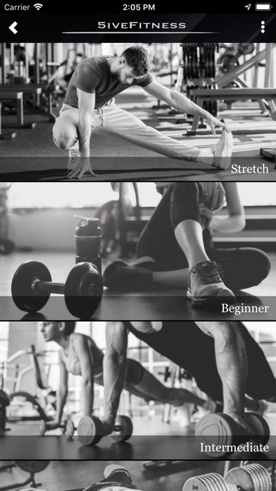 5iveFitness iPhone screenshot 2 - Health & Fitness app