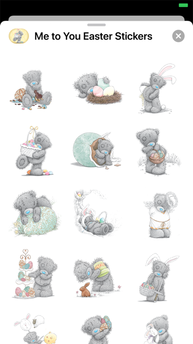 Me to You Easter Stickersのおすすめ画像1