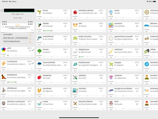 Screenshot #4 pour Apprenons les mots finnois