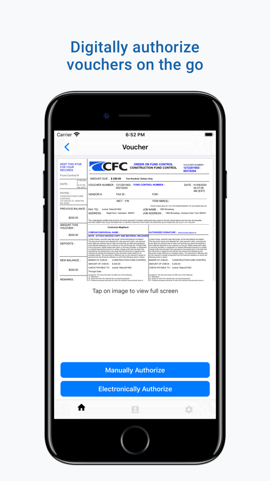 #4. CFC mobile app (iOS) 由: Construction Escrow Services, Inc