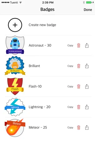 Screenshot von Classroom Badge Maker IDoceo auf dem iPhone 4