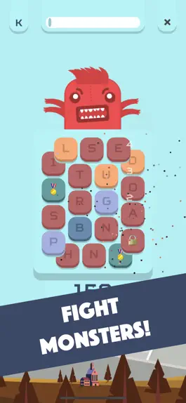 Game screenshot Monsters VS. Words: match-3 mod apk