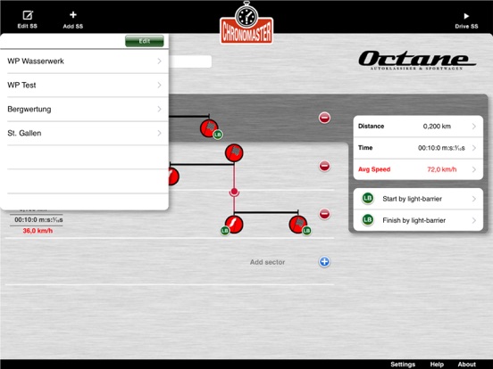 ChronoMaster iPad screenshot