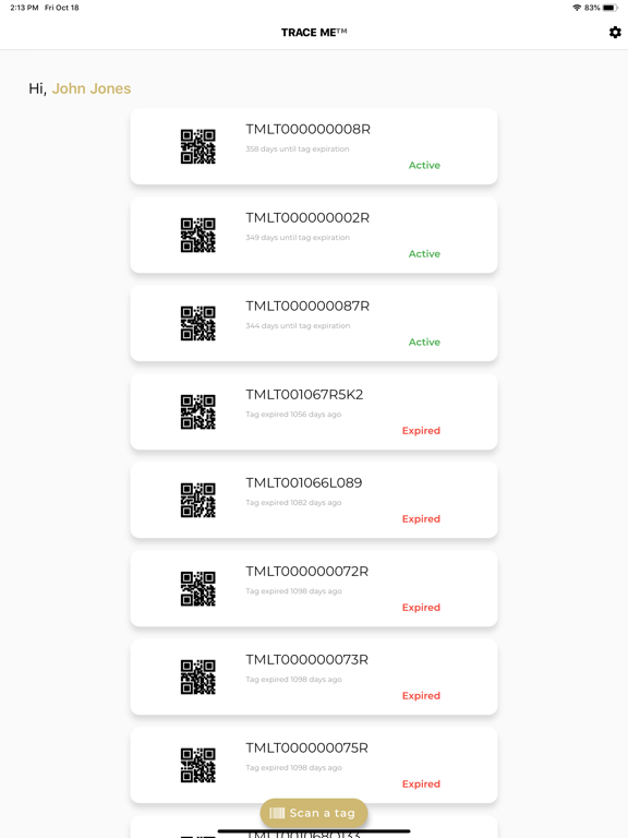 Screenshot #4 pour Trace Me Luggage Tracker