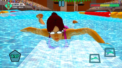 Real Summer Swimming Pool Race Screenshot