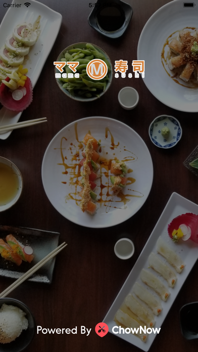 Mama M Sushi app screenshot