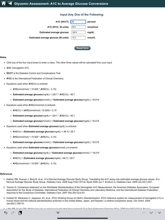 Screenshot #6 pour EBMcalc Endocrine