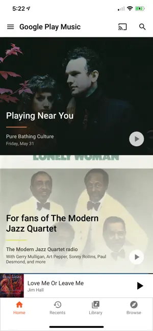 ‎Google Play Music Screenshot