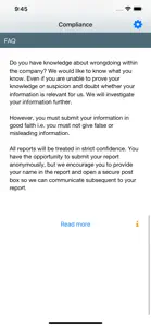 Compliance App screenshot #2 for iPhone