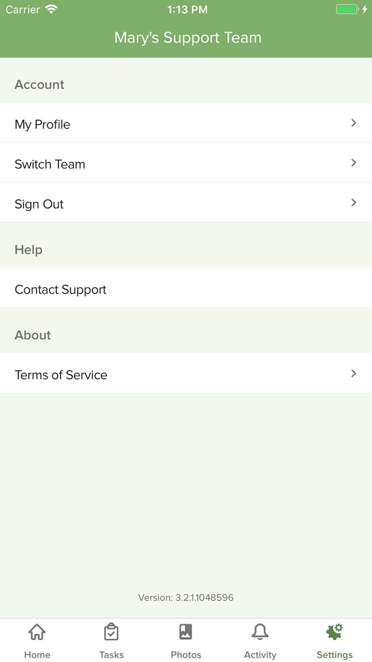 iPhone screenshot
