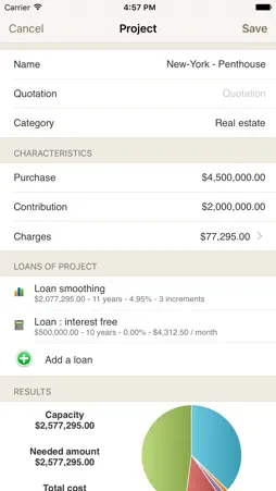 iLoan, credit simulator screenshot 4