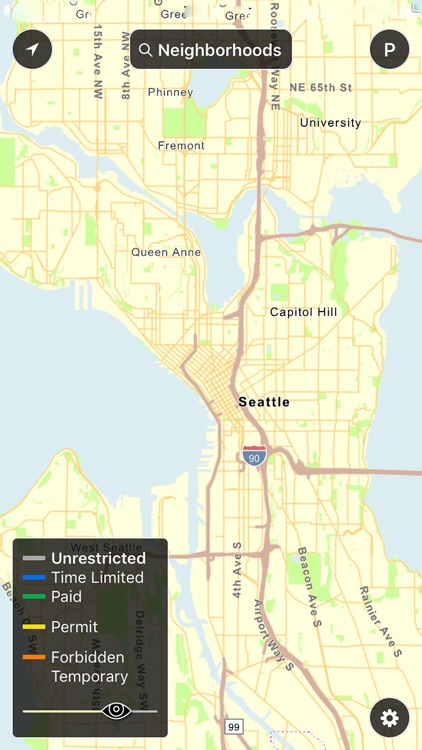 Community parking map