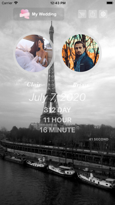 Screenshot #2 pour My Wedding - Share & Countdown
