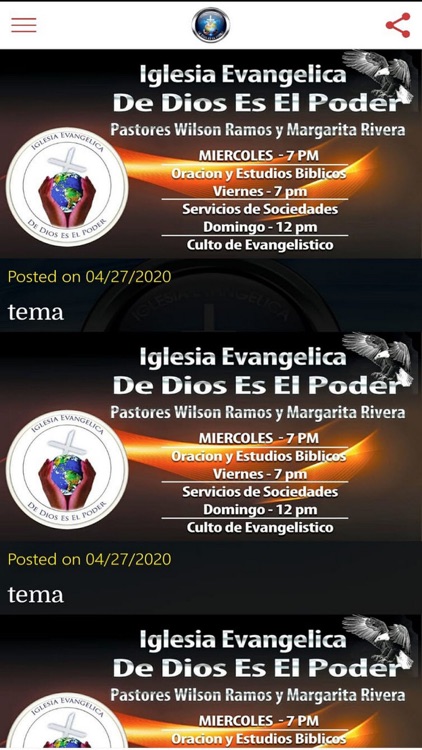 Iglesia De Dios Es El Poder