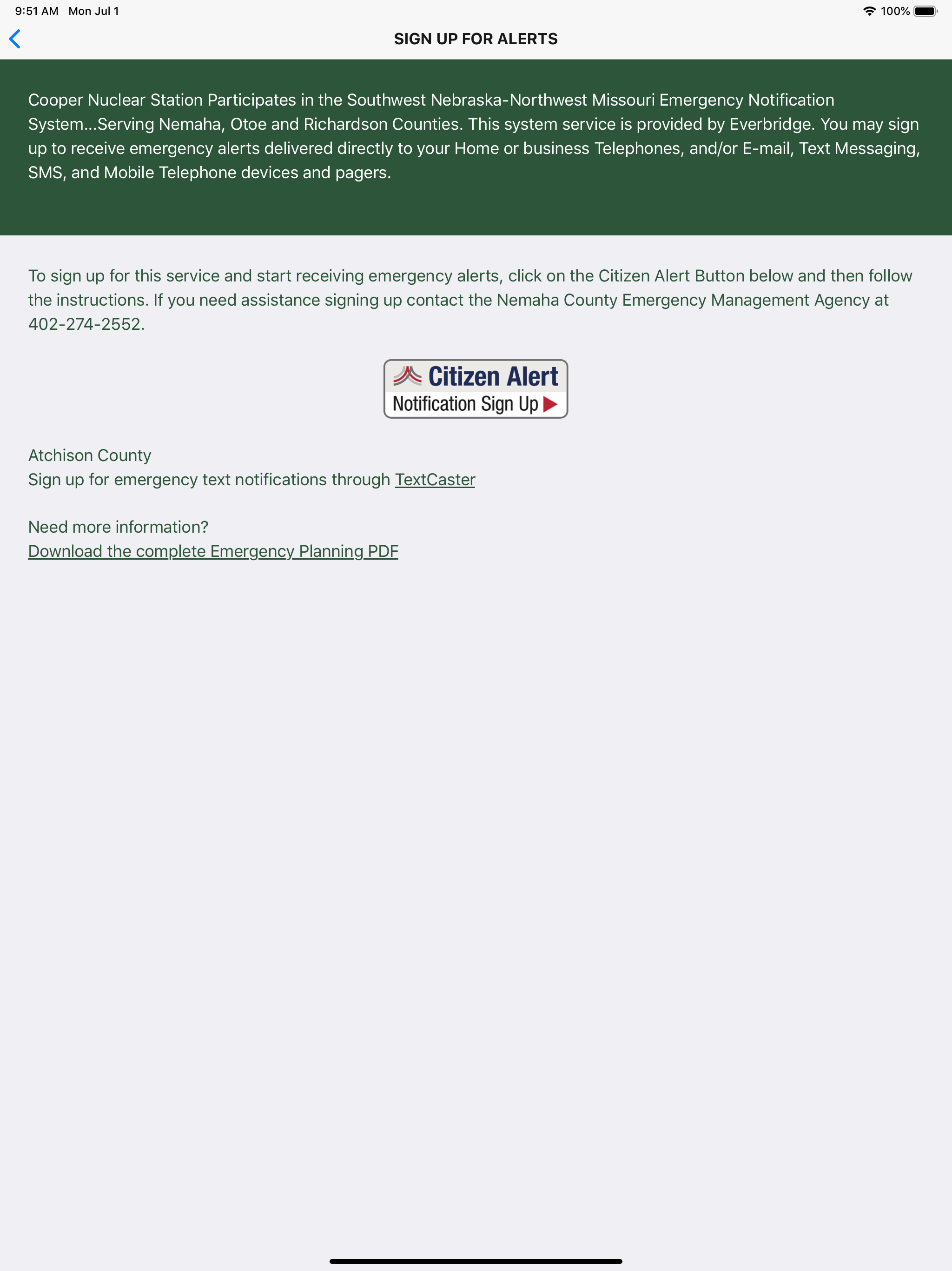 NPPD Emergency Planning screenshot 8
