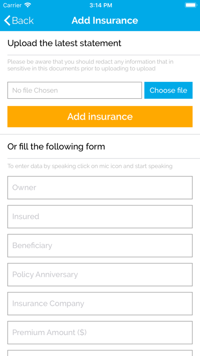 App screenshot