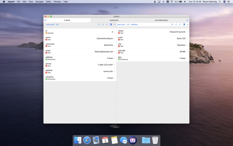 #1. Jayson (macOS) Bởi: Simon B. Støvring